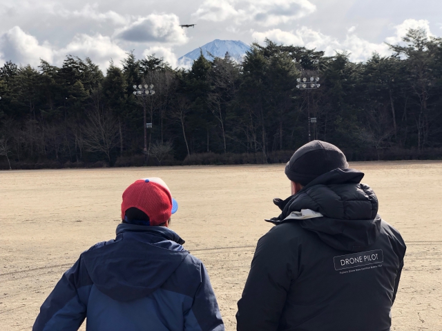 富士山ドローンスクール個人レッスン！